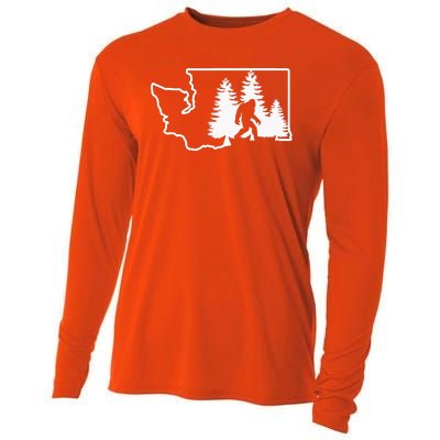 State Of Washington Big Foot Cooling Performance Long Sleeve Crew