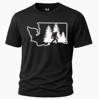 State Of Washington Big Foot Cooling Performance Crew T-Shirt