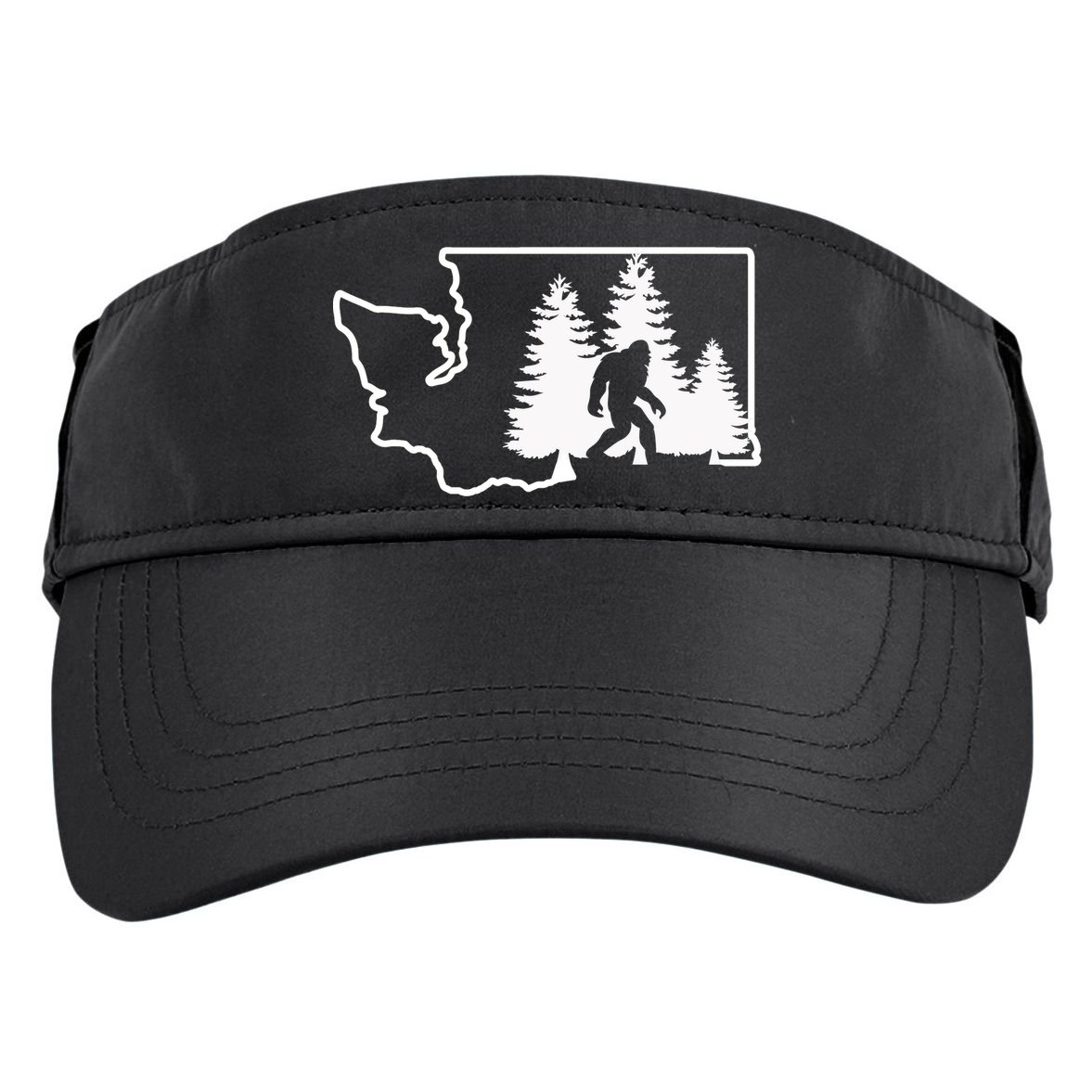 State Of Washington Big Foot Adult Drive Performance Visor