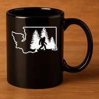State Of Washington Big Foot 11oz C Handle Ceramic Mug