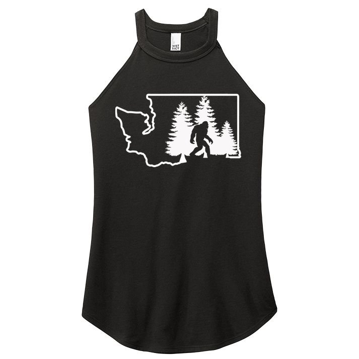 State Of Washington Big Foot Women's Perfect Tri Rocker Tank