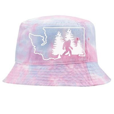 State Of Washington Big Foot Tie-Dyed Bucket Hat