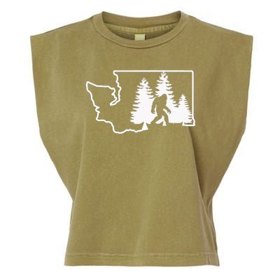 State Of Washington Big Foot Garment-Dyed Women's Muscle Tee