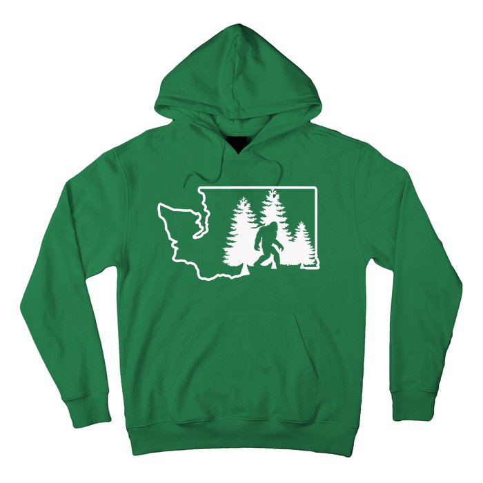 State Of Washington Big Foot Hoodie