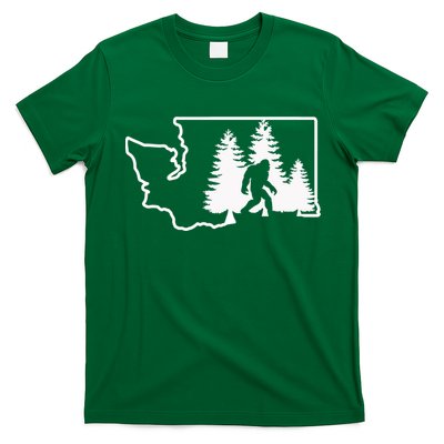 State Of Washington Big Foot T-Shirt