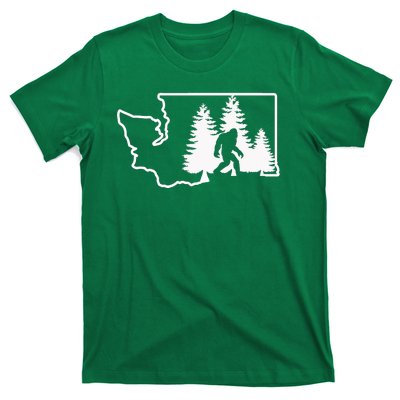 State Of Washington Big Foot T-Shirt