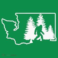 State Of Washington Big Foot T-Shirt