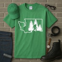 State Of Washington Big Foot Tall T-Shirt