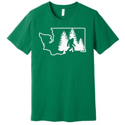 State Of Washington Big Foot Premium T-Shirt