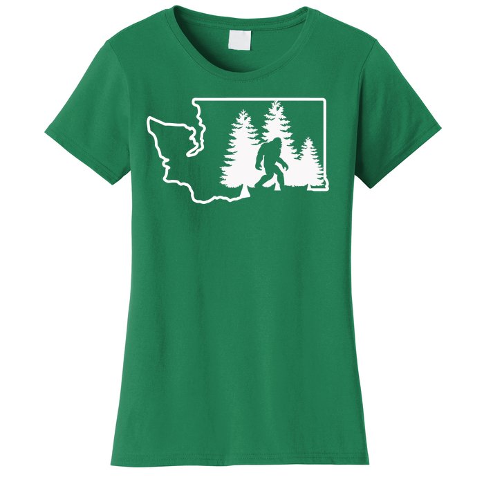 State Of Washington Big Foot Women's T-Shirt