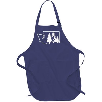 State Of Washington Big Foot Full-Length Apron With Pockets