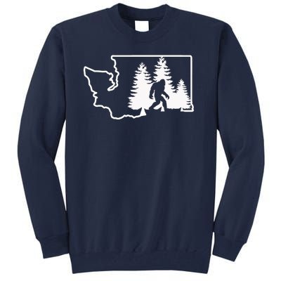 State Of Washington Big Foot Tall Sweatshirt