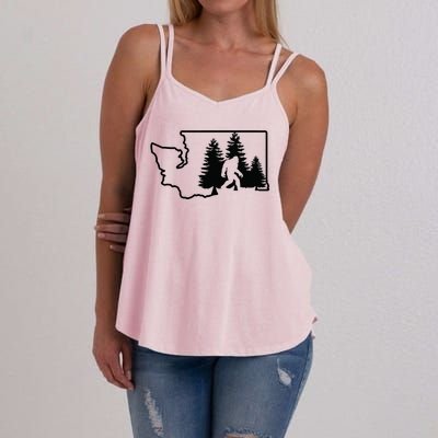 State Of Washington Big Foot Women's Strappy Tank