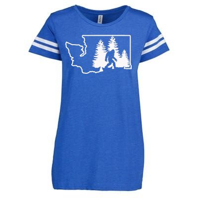 State Of Washington Big Foot Enza Ladies Jersey Football T-Shirt