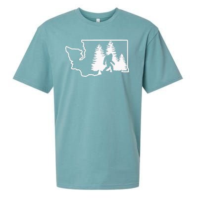 State Of Washington Big Foot Sueded Cloud Jersey T-Shirt