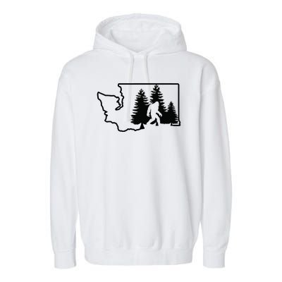 State Of Washington Big Foot Garment-Dyed Fleece Hoodie