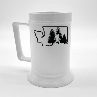 State Of Washington Big Foot Beer Stein