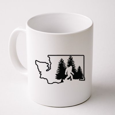 State Of Washington Big Foot Coffee Mug