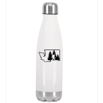 State Of Washington Big Foot Stainless Steel Insulated Water Bottle