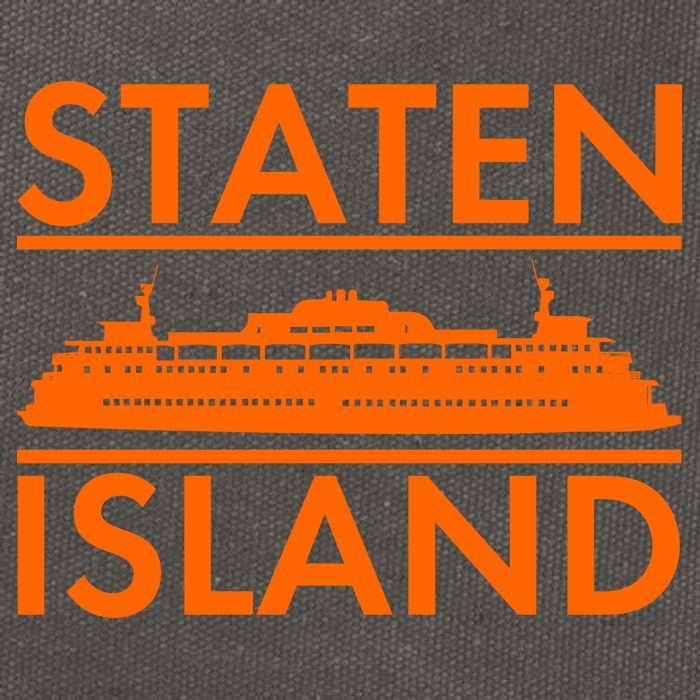 Staten Island Ferry New York Cotton Canvas Backpack