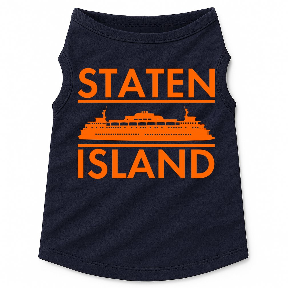 Staten Island Ferry New York Doggie Tank