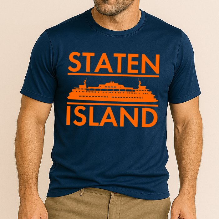 Staten Island Ferry New York Cooling Performance Crew T-Shirt