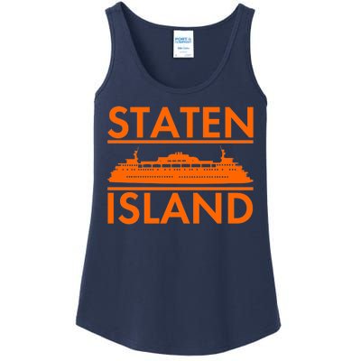 Staten Island Ferry New York Ladies Essential Tank