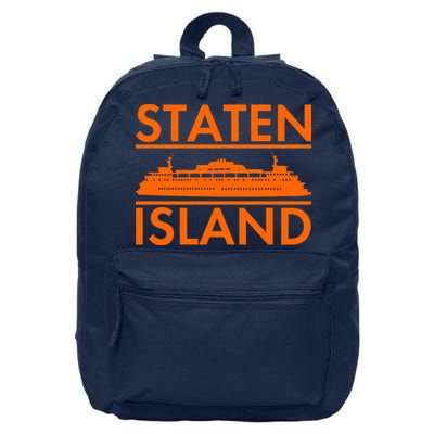 Staten Island Ferry New York 16 in Basic Backpack