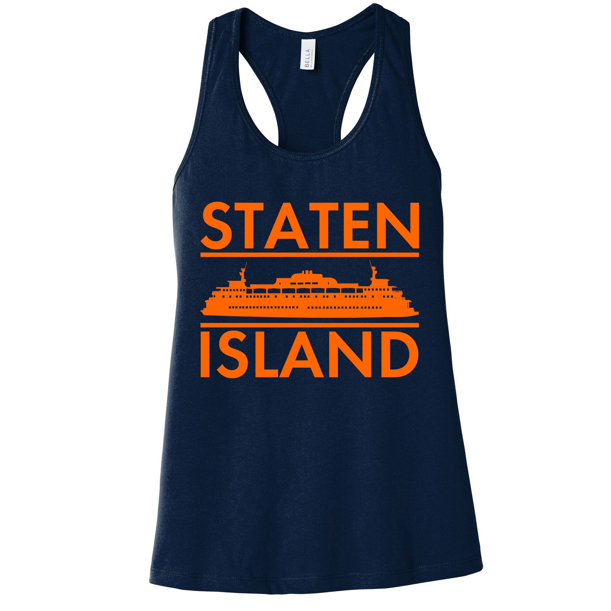 Staten Island Ferry New York Womens Tank Top