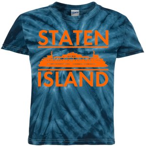 Staten Island Ferry New York Kids Tie-Dye T-Shirt