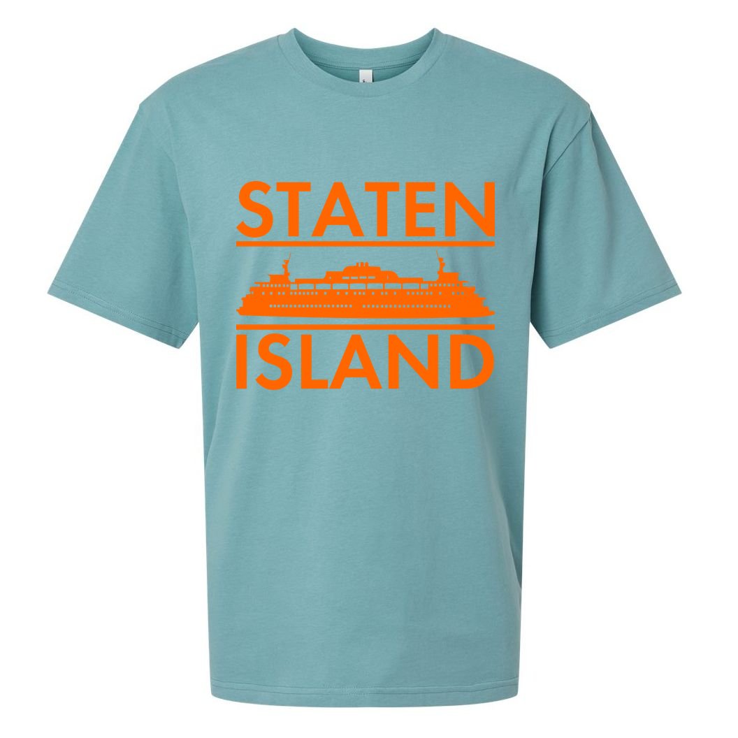 Staten Island Ferry New York Sueded Cloud Jersey T-Shirt