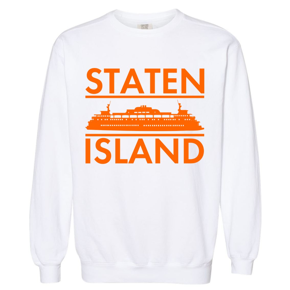 Staten Island Ferry New York Garment-Dyed Sweatshirt