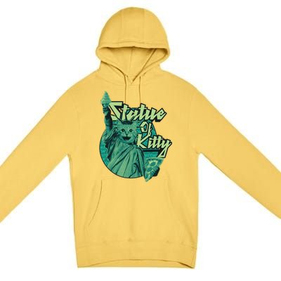 Statue Of Kitty Premium Pullover Hoodie