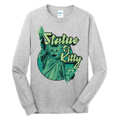 Statue Of Kitty Tall Long Sleeve T-Shirt