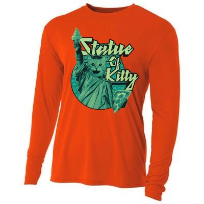 Statue Of Kitty Cooling Performance Long Sleeve Crew