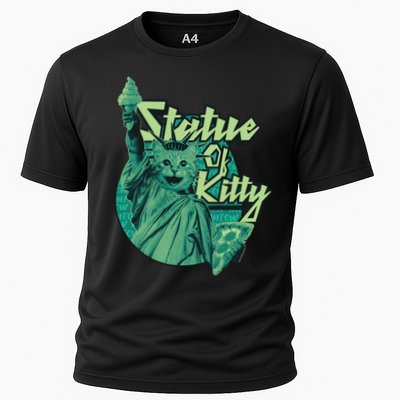 Statue Of Kitty Performance Shirt