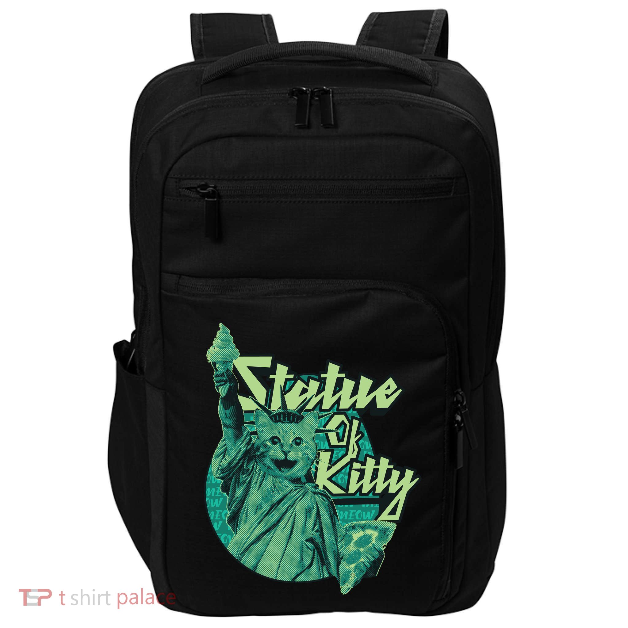 Statue Of Kitty Impact Tech Backpack