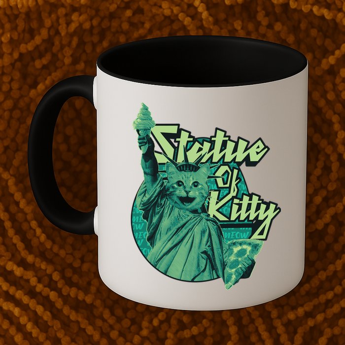Statue Of Kitty Mug