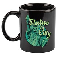 Statue Of Kitty 11oz C Handle Ceramic Mug