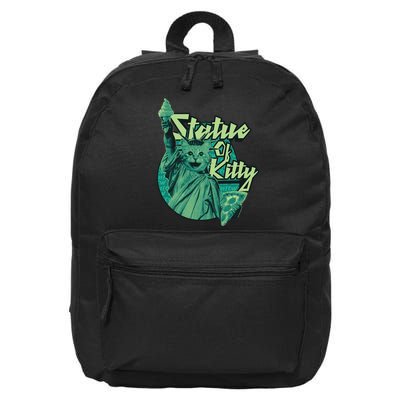 Statue Of Kitty 16 in Basic Backpack