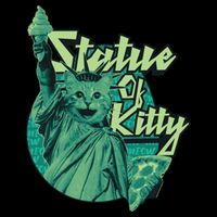 Statue Of Kitty 16 in Basic Backpack