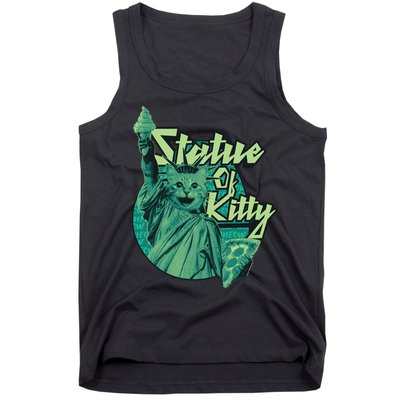 Statue Of Kitty Tank Top