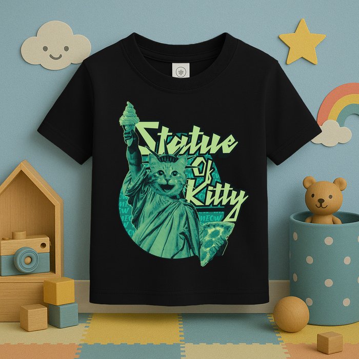 Statue Of Kitty Toddler T-Shirt