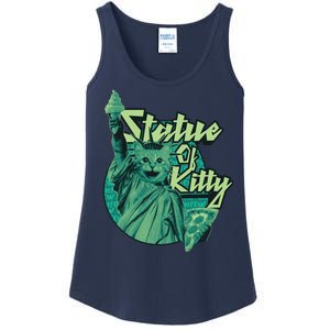 Statue Of Kitty Ladies Essential Tank