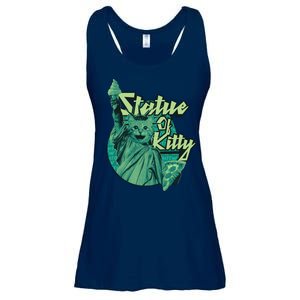 Statue Of Kitty Ladies Essential Flowy Tank