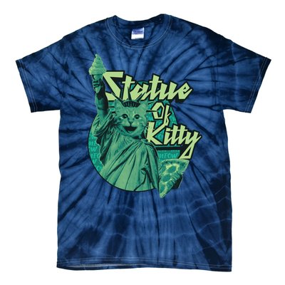 Statue Of Kitty Tie-Dye T-Shirt