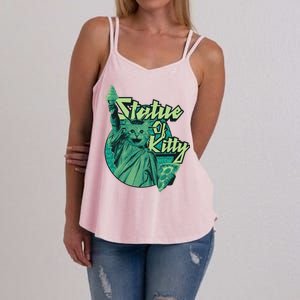 Statue Of Kitty Women's Strappy Tank