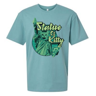 Statue Of Kitty Sueded Cloud Jersey T-Shirt