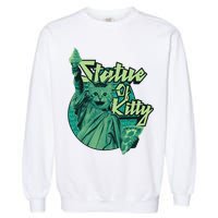 Statue Of Kitty Garment-Dyed Sweatshirt