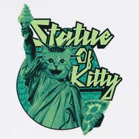 Statue Of Kitty Garment-Dyed Sweatshirt